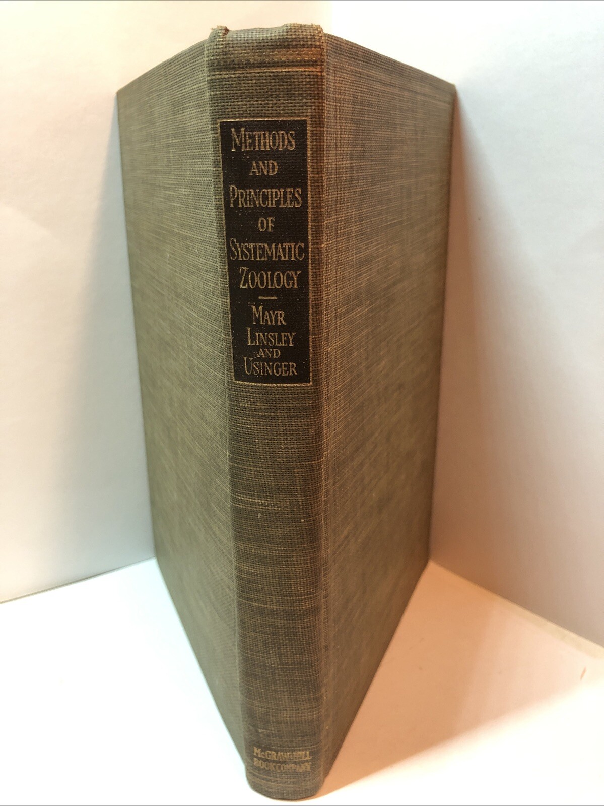 Methods and Principles of Systematic Zoology by Mayr, Linsley, Usinger, 1953 McG