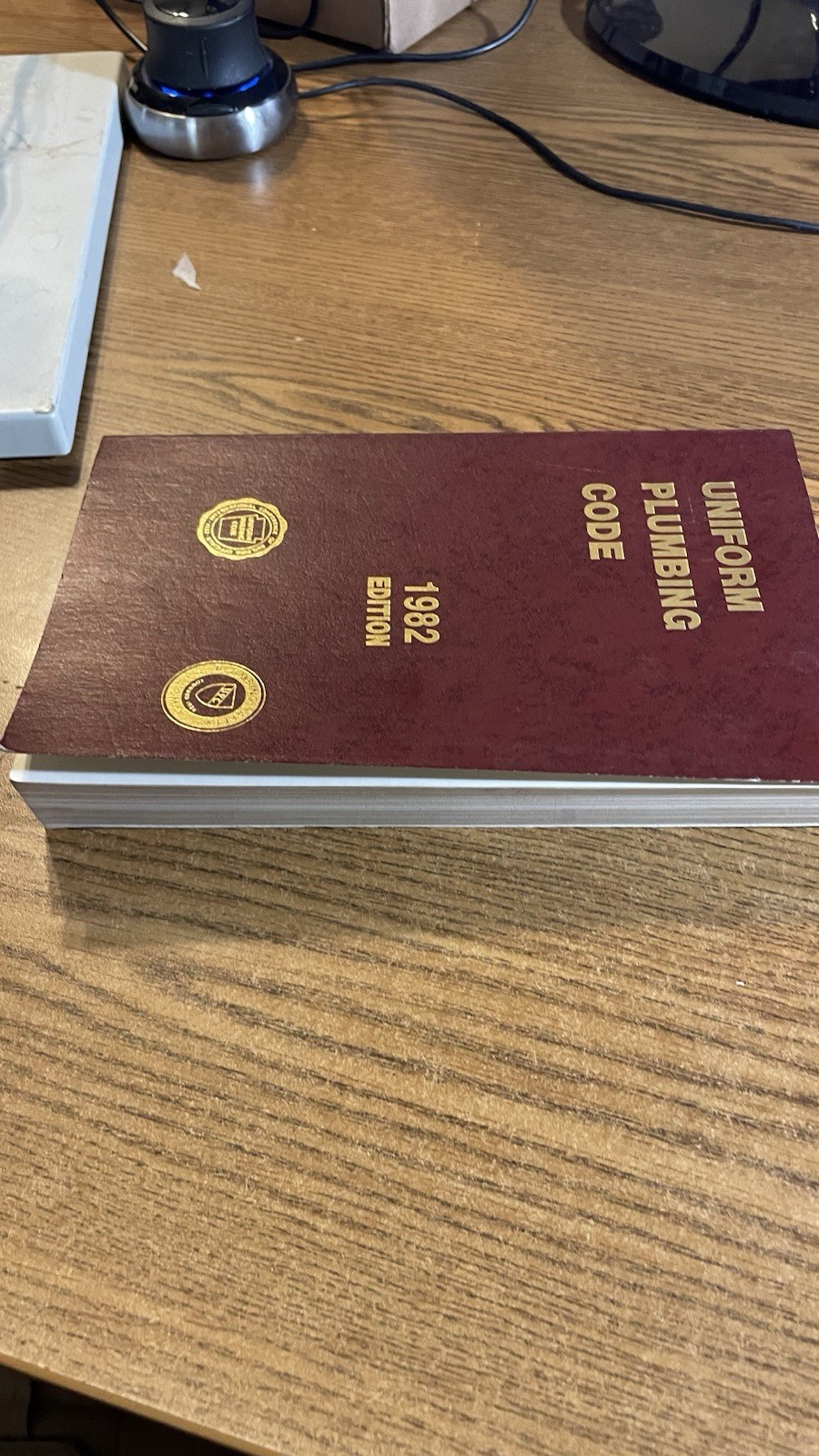 Uniform Plumbing Code 1982 – International Conference of Building Officials