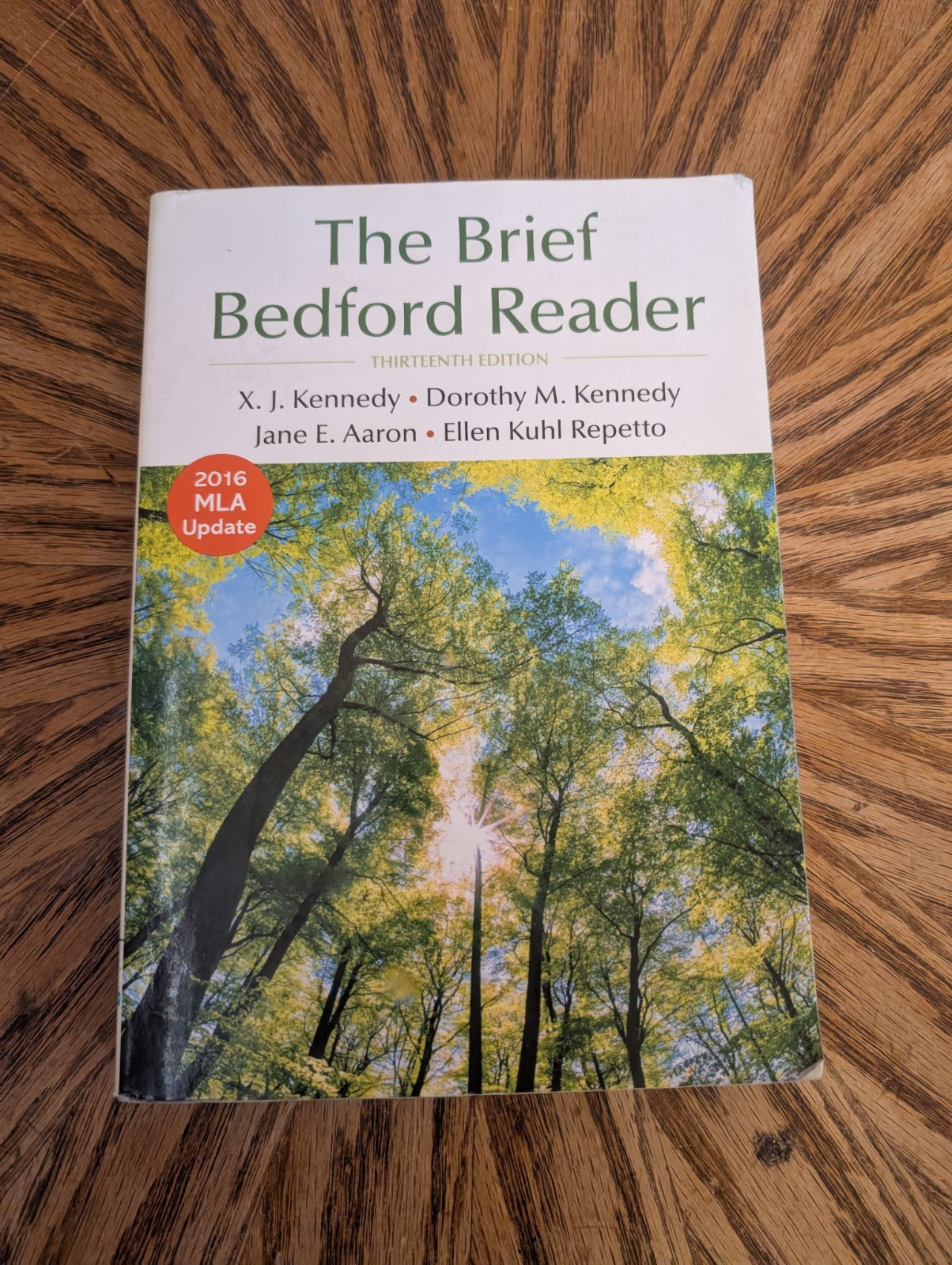 Brief Bedford Reader by Jane E. Aaron, Ellen Kuhl Repetto, Kennedy 13th Ed